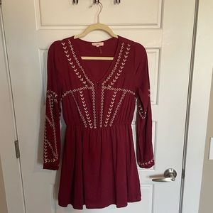 Entro burnt orange/red dress - size Small - great condition